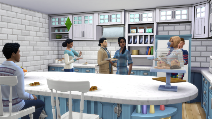 Rounded Corners In The Sims 4, How To Make Curved Kitchen Island Sims 4