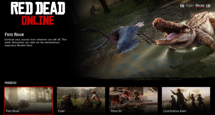 Red Dead Online - Legendary Banded Gator
