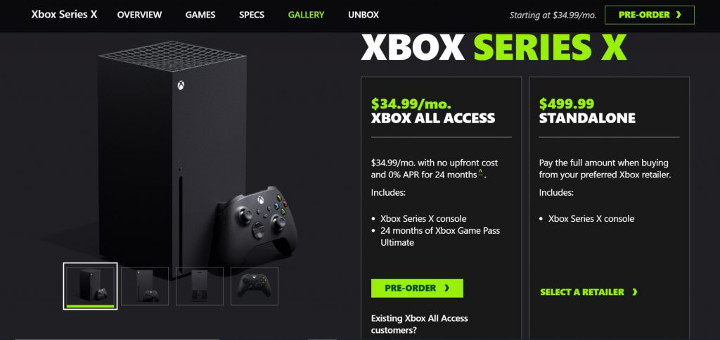 Xbox Series X Pre-Orders