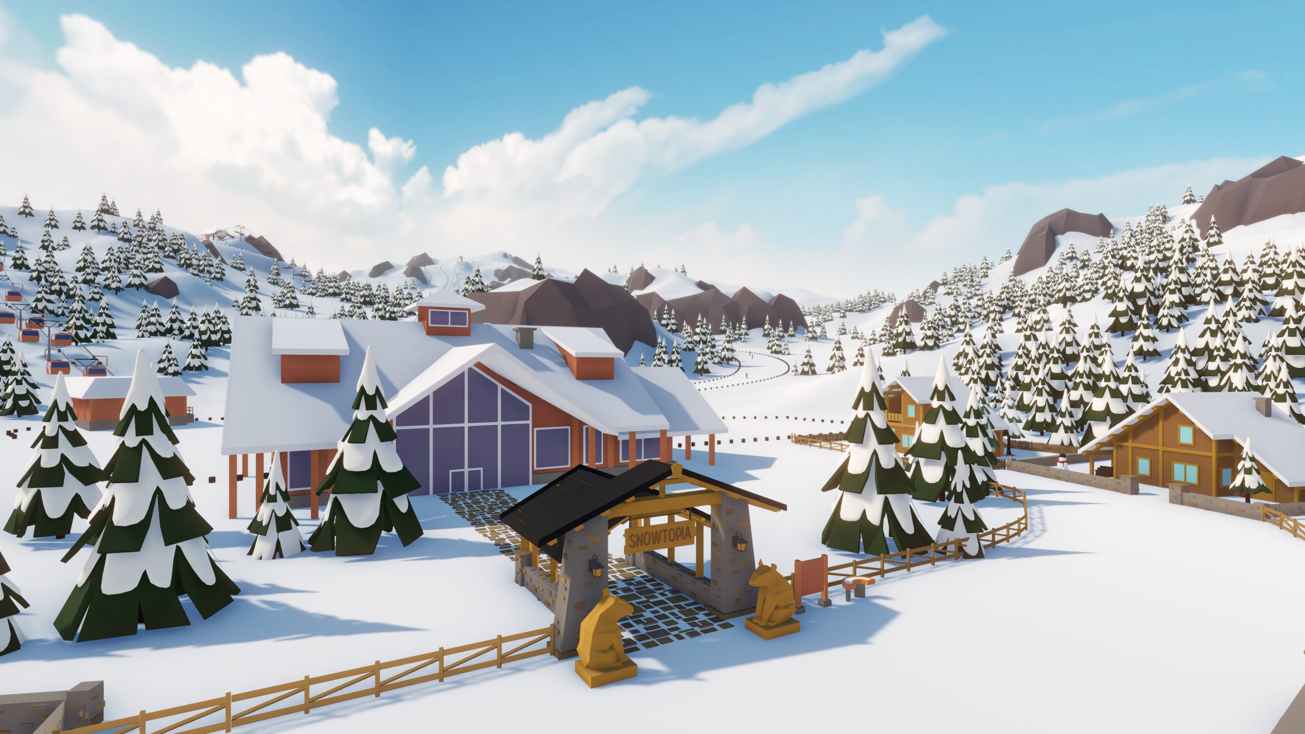 Snowtopia: Ski Resort Tycoon Is a Tycoon Game Set in a Snowy Wonderland