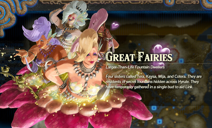 Hyrule Warriors: Age of Calamity - Great Fairies