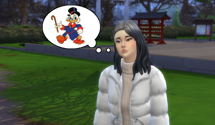 Sims 4 Snowy Escape Scrooge McDuck