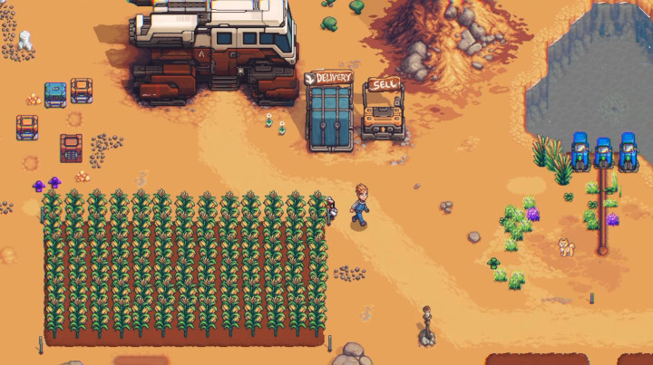 One Lonely Outpost Looks like Stardew Valley in Space