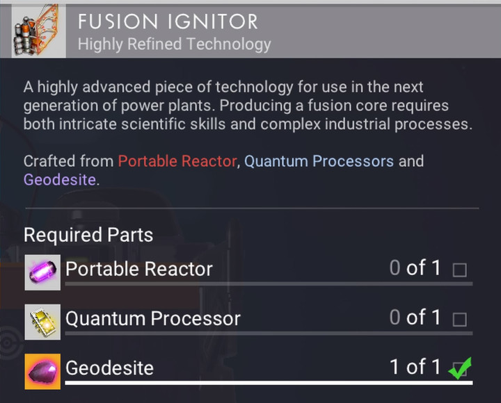 No Man's Sky - Fusion Igniter