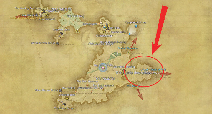 Final Fantasy XIV - Copper Ore Location