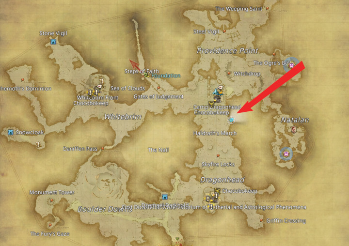 Final Fantasy XIV - Darksteel Ore Location