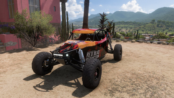This Red Dead Redemption 2 Car Is a Perfect Fit for Forza Horizon 5’s Desert Environment