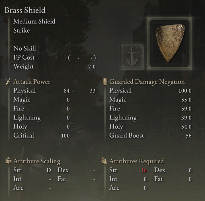 Elden Ring - Brass Shield