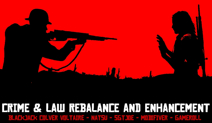 RDR2 - Crime and Law Rebalance and Enhancement