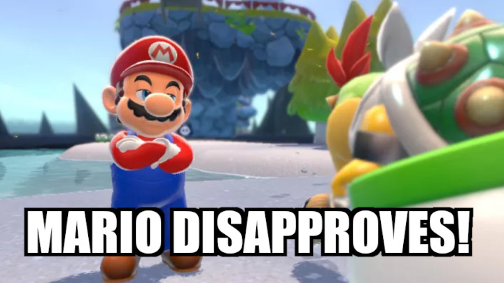 Mario Disapproves