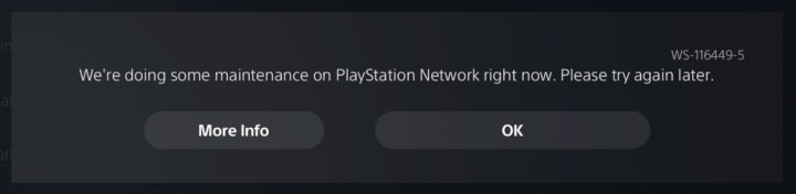 PlayStation Network is down
