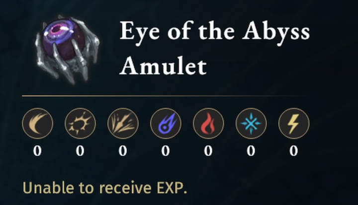 Asterigos - Eye of the Abyss Amulet